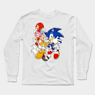 three firends is fast Long Sleeve T-Shirt